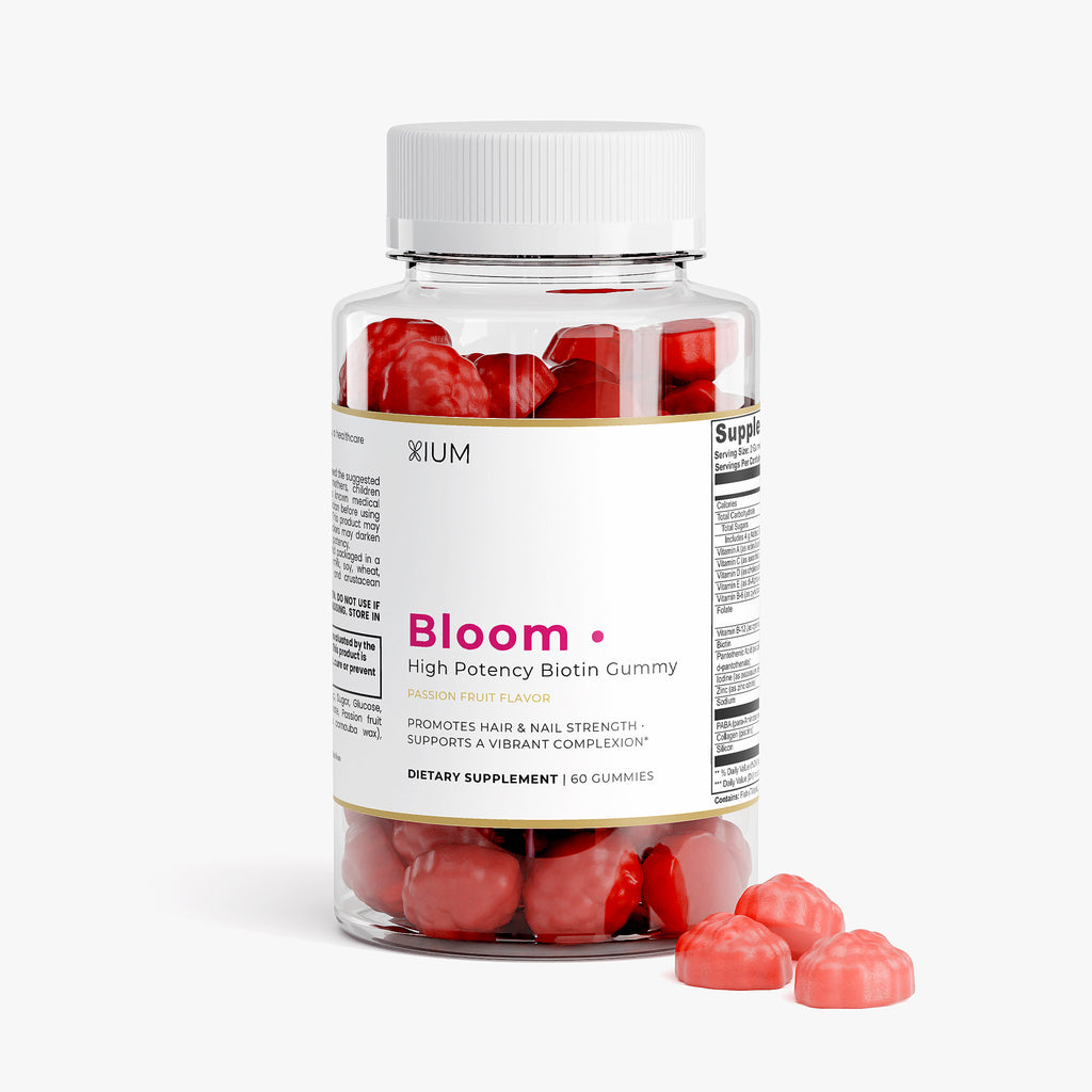Bloom | High Potency Biotin Gummy, Passion Fruit