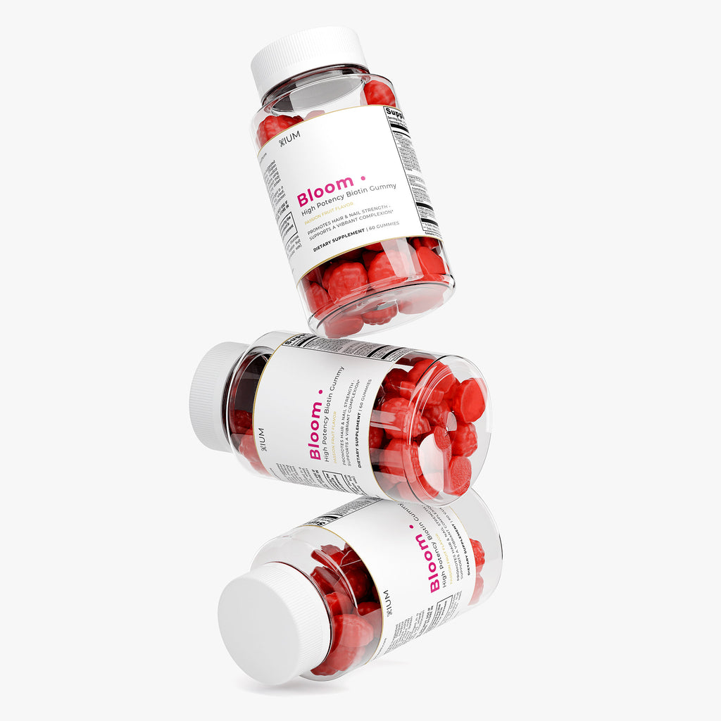 Bloom | High Potency Biotin Gummy, Passion Fruit